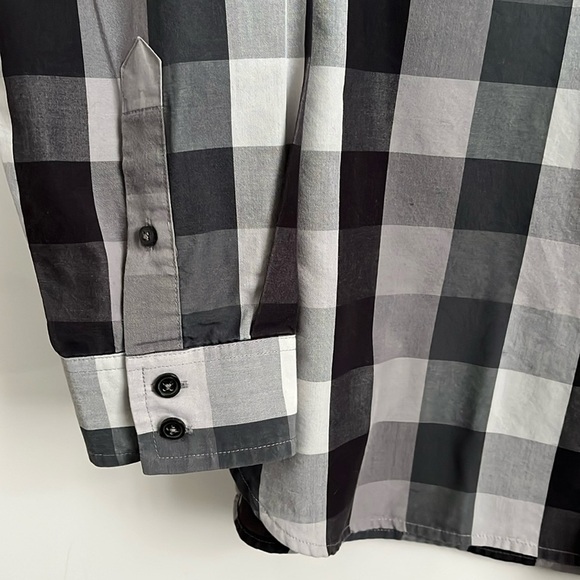 ALFANI Men’s Button Down Shirt Slim Fit, Size L - Picture 4 of 9